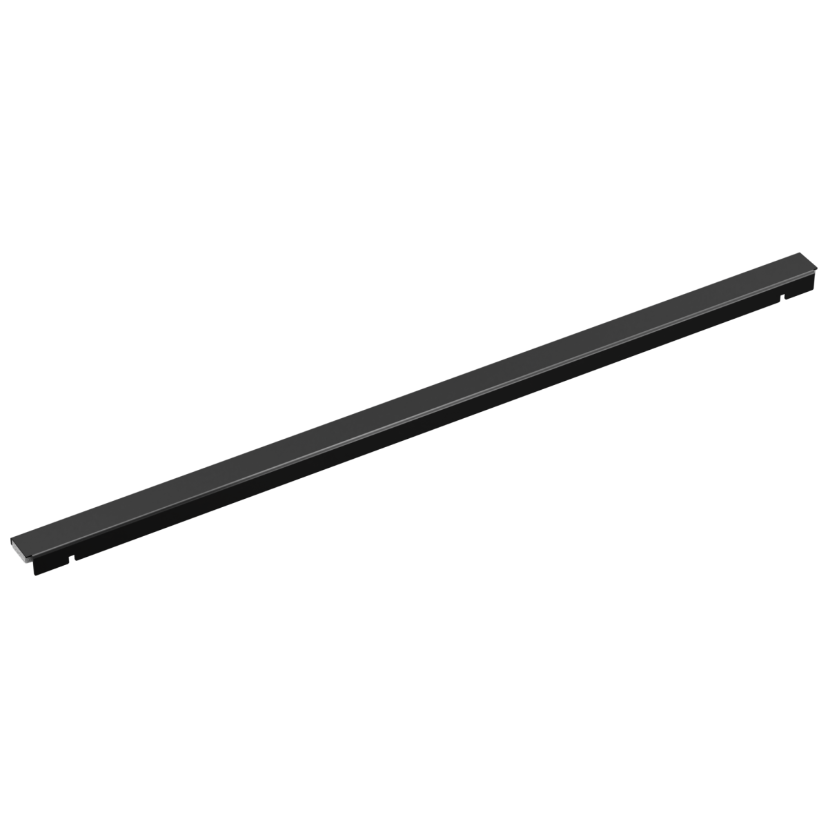 BRIZO 24" Linear Shower Drain Wall Edge — Matte Black