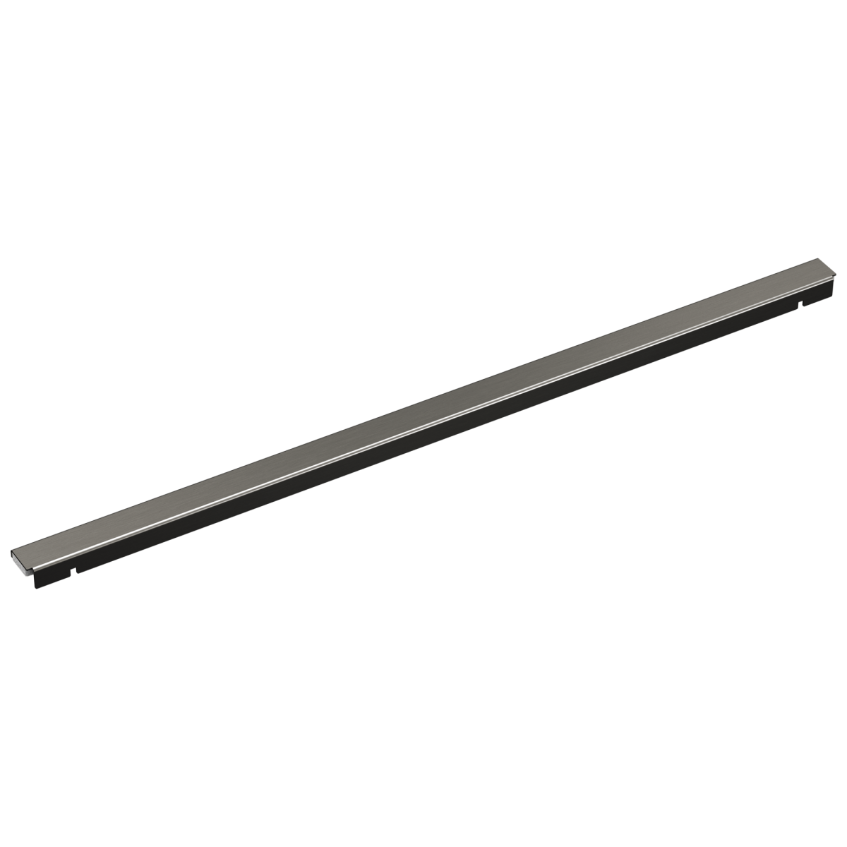 BRIZO 24" Linear Shower Drain Wall Trim — Luxe Steel