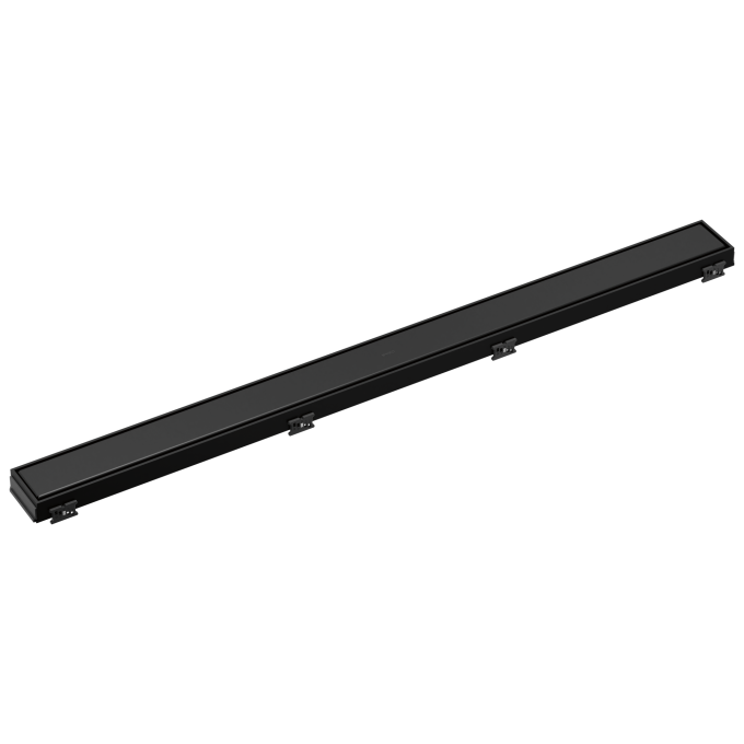 BRIZO 36" Reversible Linear Shower Drain Trim — Matte Black