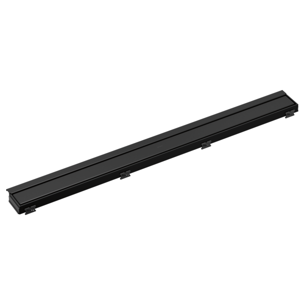 BRIZO 36" Reversible Linear Shower Drain Trim — Matte Black