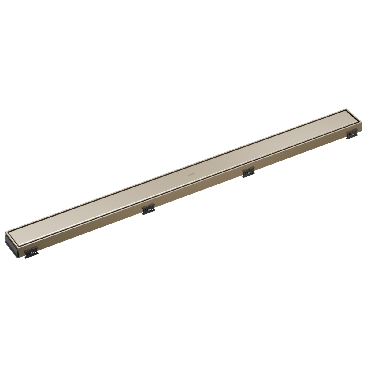 BRIZO 36" Reversible Linear Shower Drain — Brushed Nickel