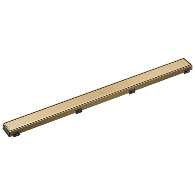 BRIZO 36" Reversible Linear Shower Drain — Luxe Gold