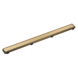BRIZO 36" Reversible Linear Shower Drain — Luxe Gold