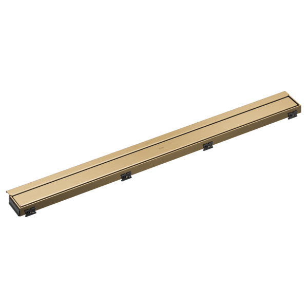 BRIZO 36" Reversible Linear Shower Drain — Luxe Gold
