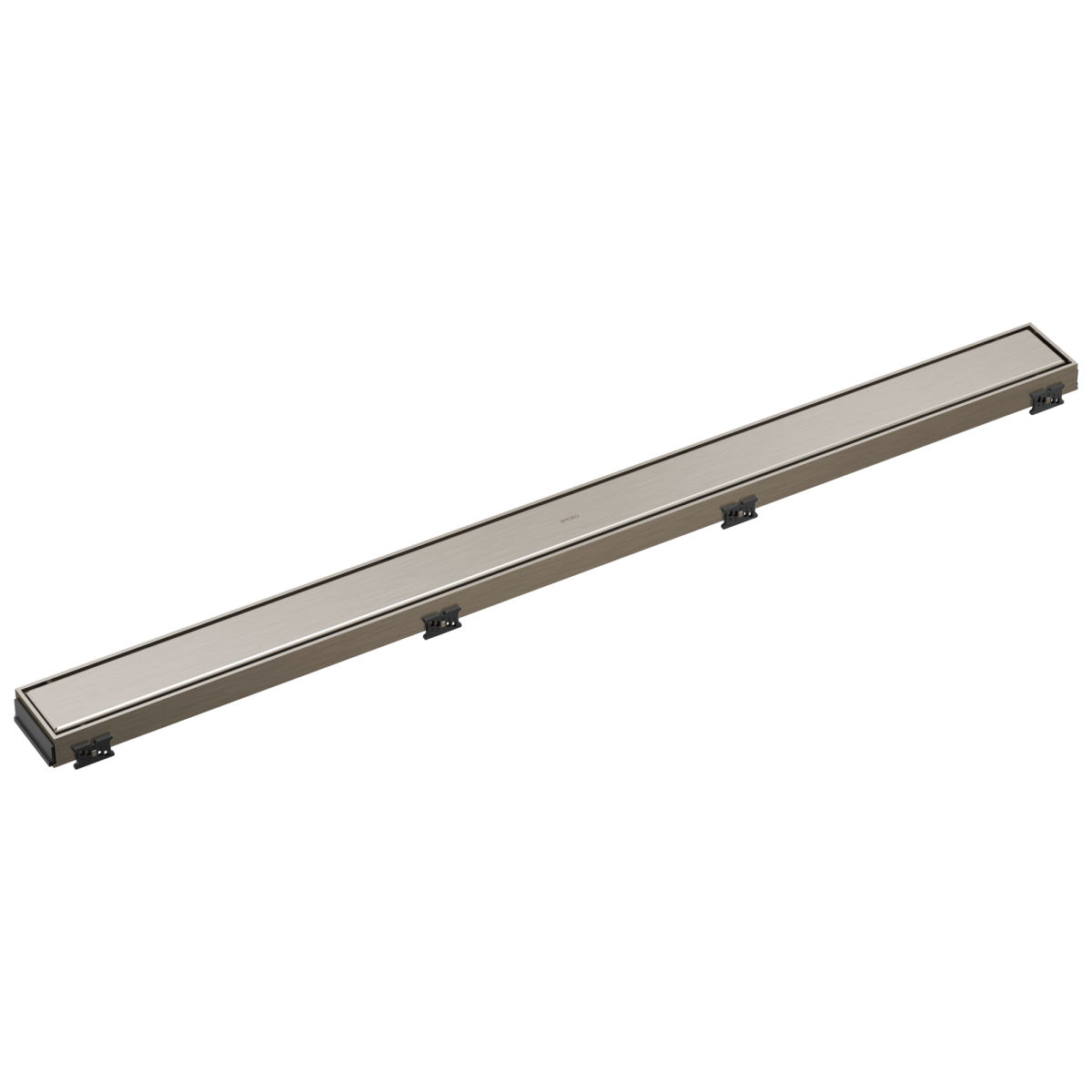 BRIZO 36" Reversible Linear Shower Drain — Luxe Nickel