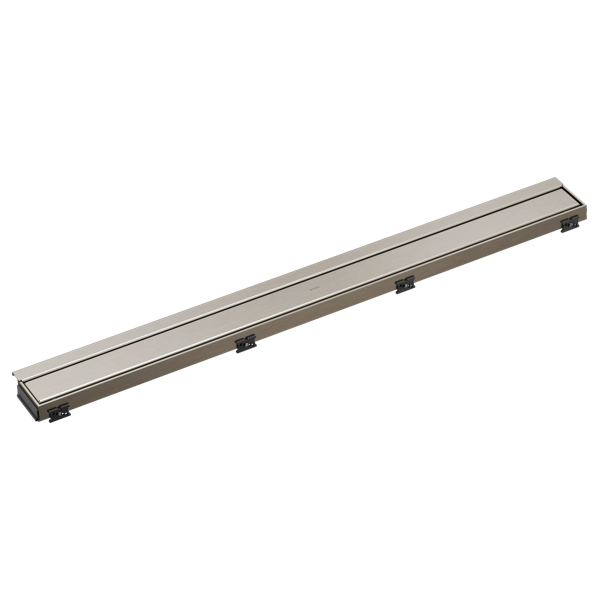 BRIZO 36" Linear Shower Drain Wall Trim — Luxe Nickel