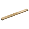 BRIZO 36" Reversible Linear Shower Drain — Polished Gold