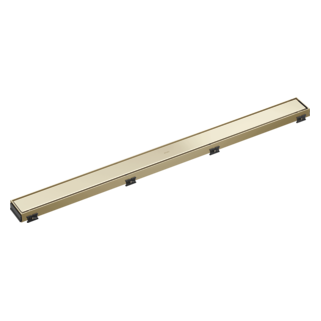 BRIZO 36" Reversible Linear Shower Drain — Polished Nickel
