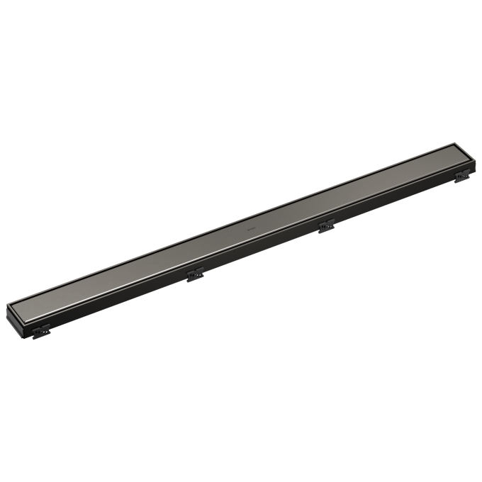 BRIZO 36" Reversible Linear Shower Drain — Luxe Steel