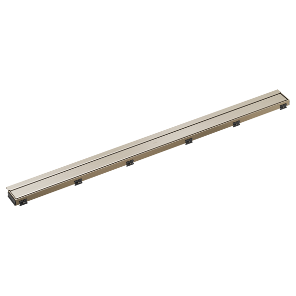 BRIZO 48" Linear Shower Drain Wall Trim — Brushed Nickel