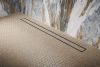 BRIZO 48" Reversible Linear Shower Drain — Brilliance Black Onyx