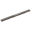 BRIZO 48" Linear Shower Drain Wall Trim — Brilliance Black Onyx