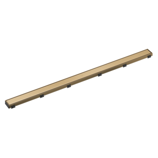 BRIZO 48" Reversible Linear Shower Drain — Luxe Gold