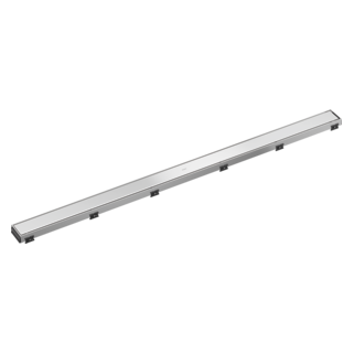 BRIZO 48" Reversible Linear Shower Drain — Chrome