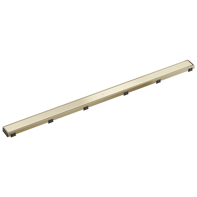 BRIZO 48" Reversible Linear Shower Drain — Polished Nickel