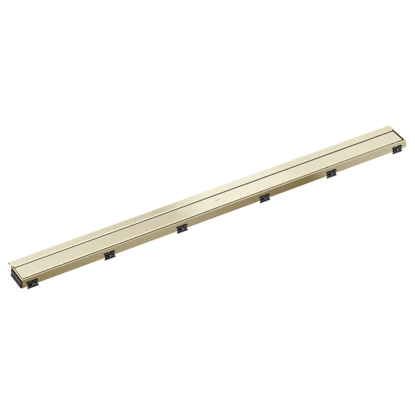 BRIZO 48" Linear Shower Drain Wall Trim — Polished Nickel