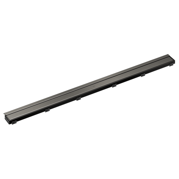 BRIZO 48" Linear Shower Drain Wall Trim — Luxe Steel