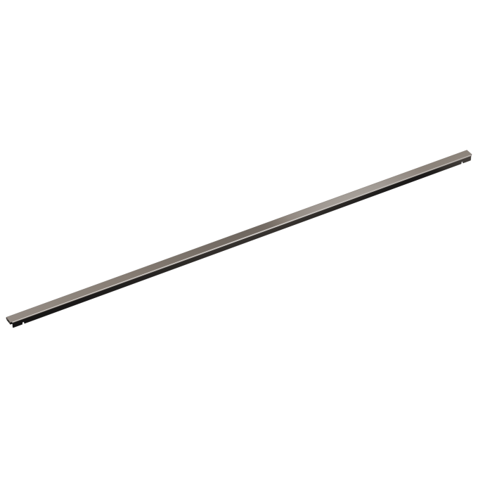 BRIZO 48" Linear Shower Drain Wall Trim — Brilliance Black Onyx