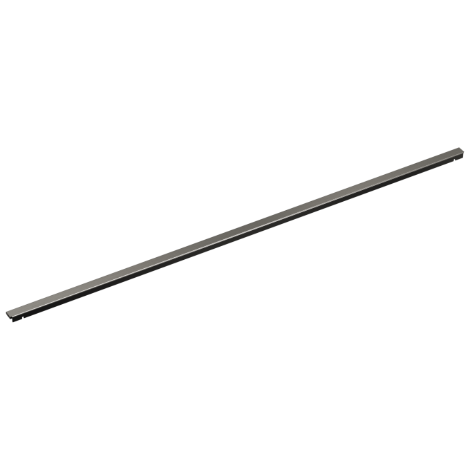 BRIZO 48" Linear Shower Drain Wall Trim — Luxe Steel