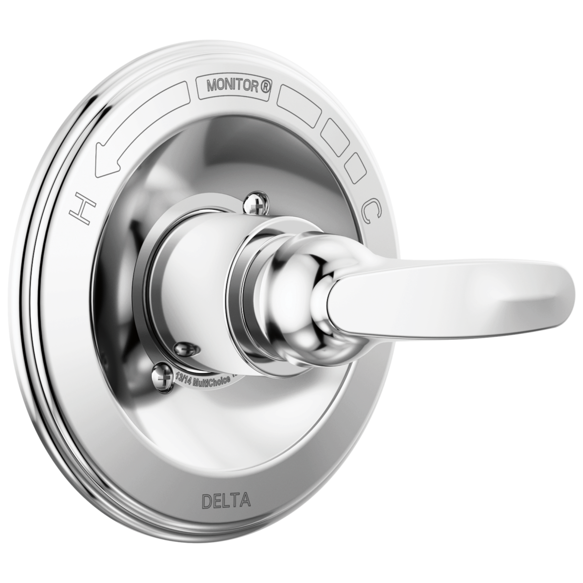 DELTA Foundations Monitor 13 Series Valve Only Trim — Chrome