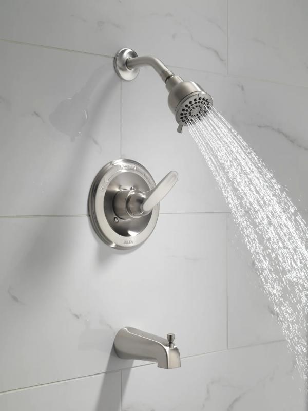 DELTA Foundations Monitor 13 Series Tub & Shower Trim — Stainless