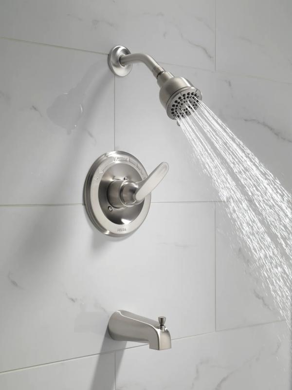 DELTA Foundations Monitor 13 Series Tub & Shower Trim — Stainless