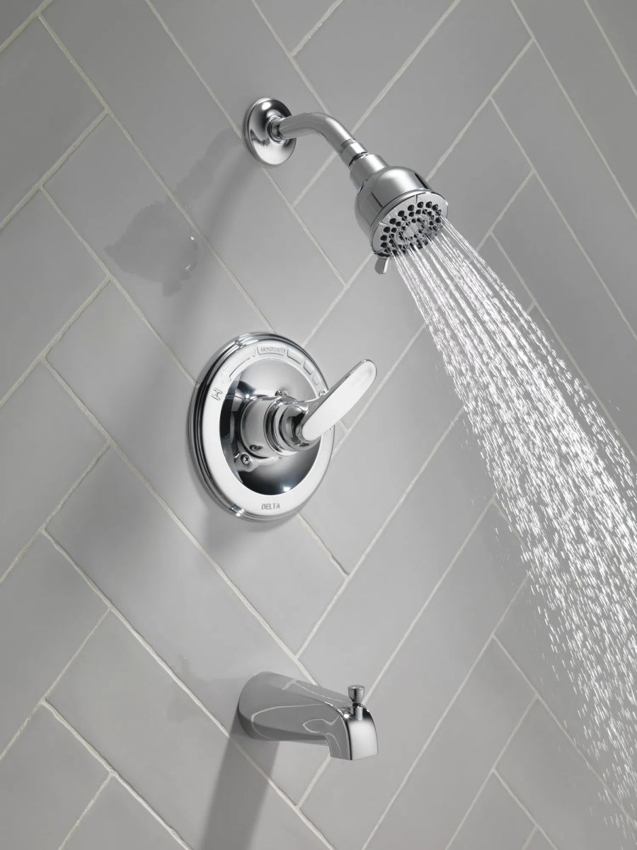DELTA Foundations Monitor 13 Series Tub & Shower Trim — Chrome