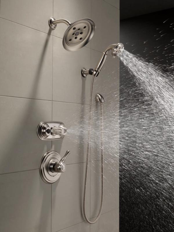 DELTA Cassidy Monitor 17 Series H2OKINETIC Shower Trim — Stainless