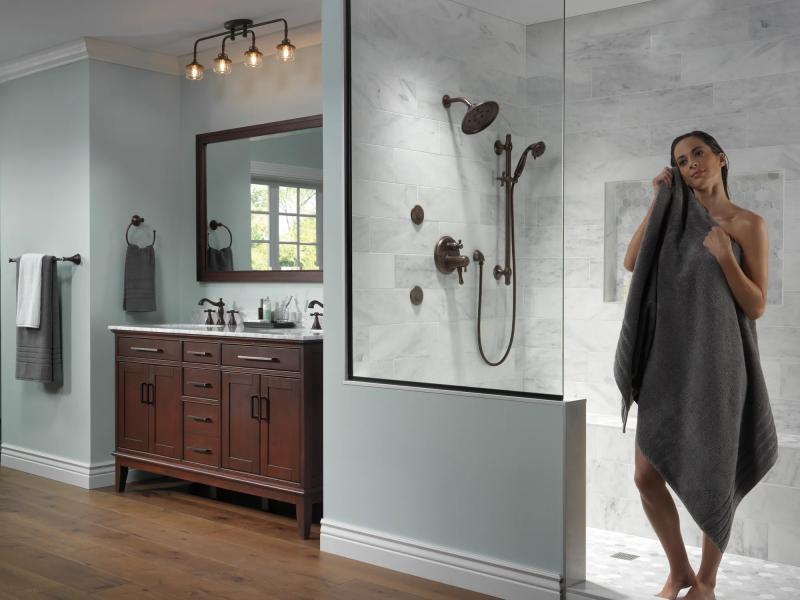 DELTA Cassidy Towel Ring — Venetian Bronze