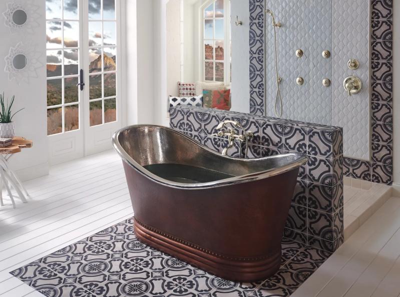 BRIZO Traditional Two-Handle Freestanding Tub Filler Body Assembly Trim - Less Handles — Polished Nickel