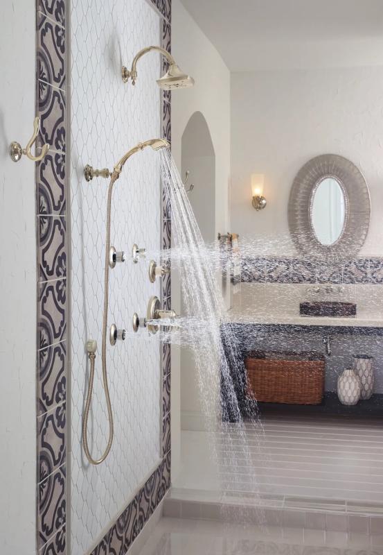 BRIZO Traditional Two-Handle Freestanding Tub Filler Body Assembly Trim - Less Handles — Polished Nickel