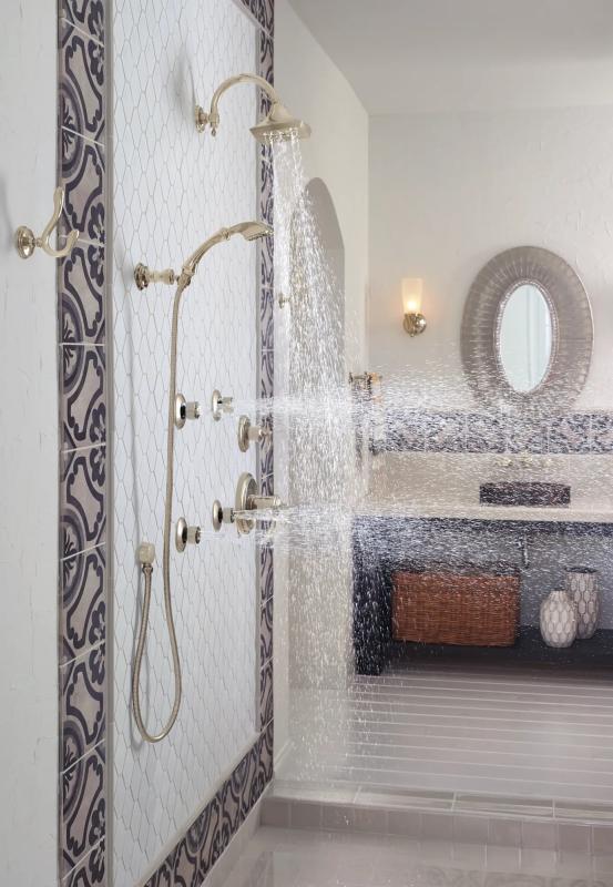 BRIZO Traditional Two-Handle Freestanding Tub Filler Body Assembly Trim - Less Handles — Polished Nickel