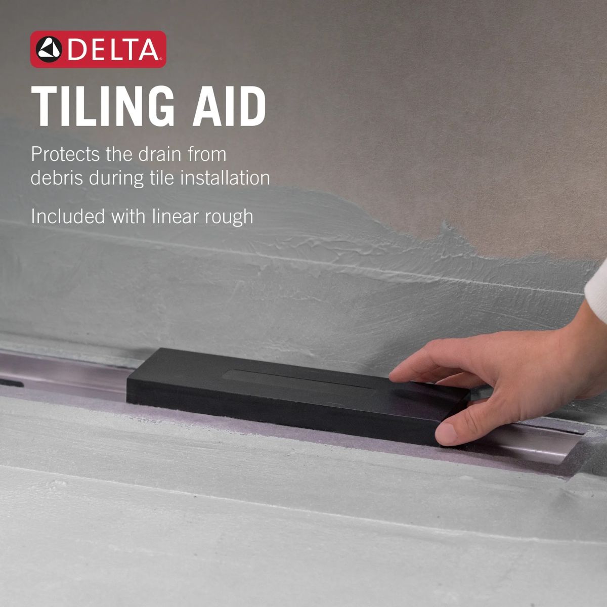 DELTA 36" Linear Shower Drain Rough — Not Applicable