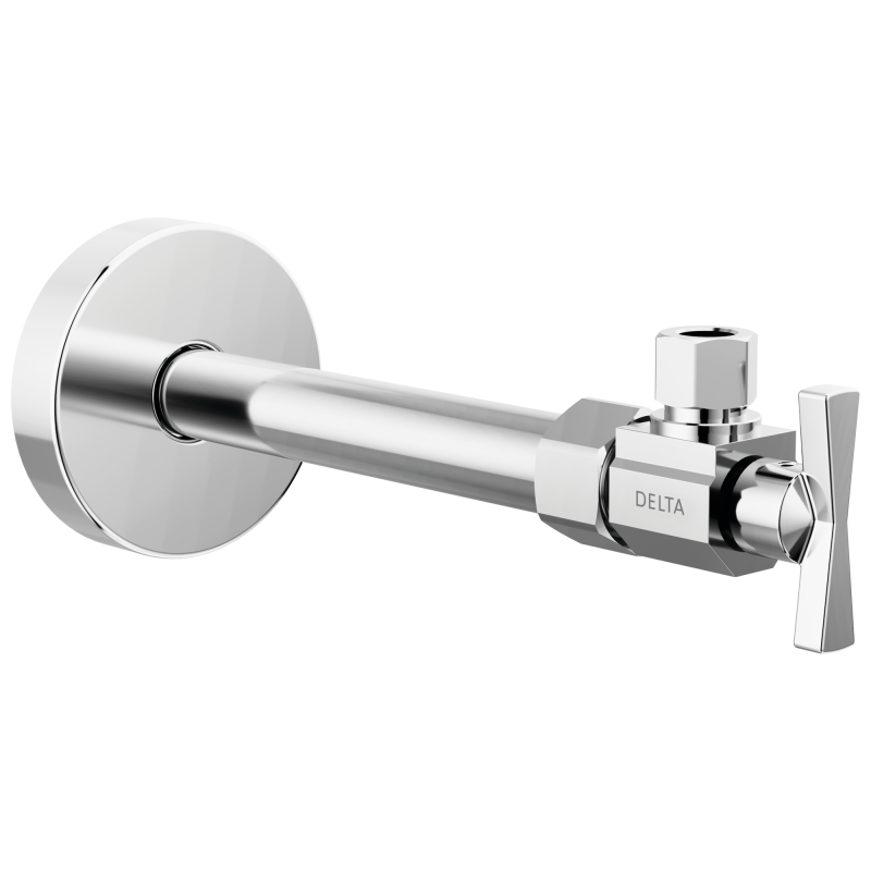 DELTA Angled Supply Stop Valve — Chrome