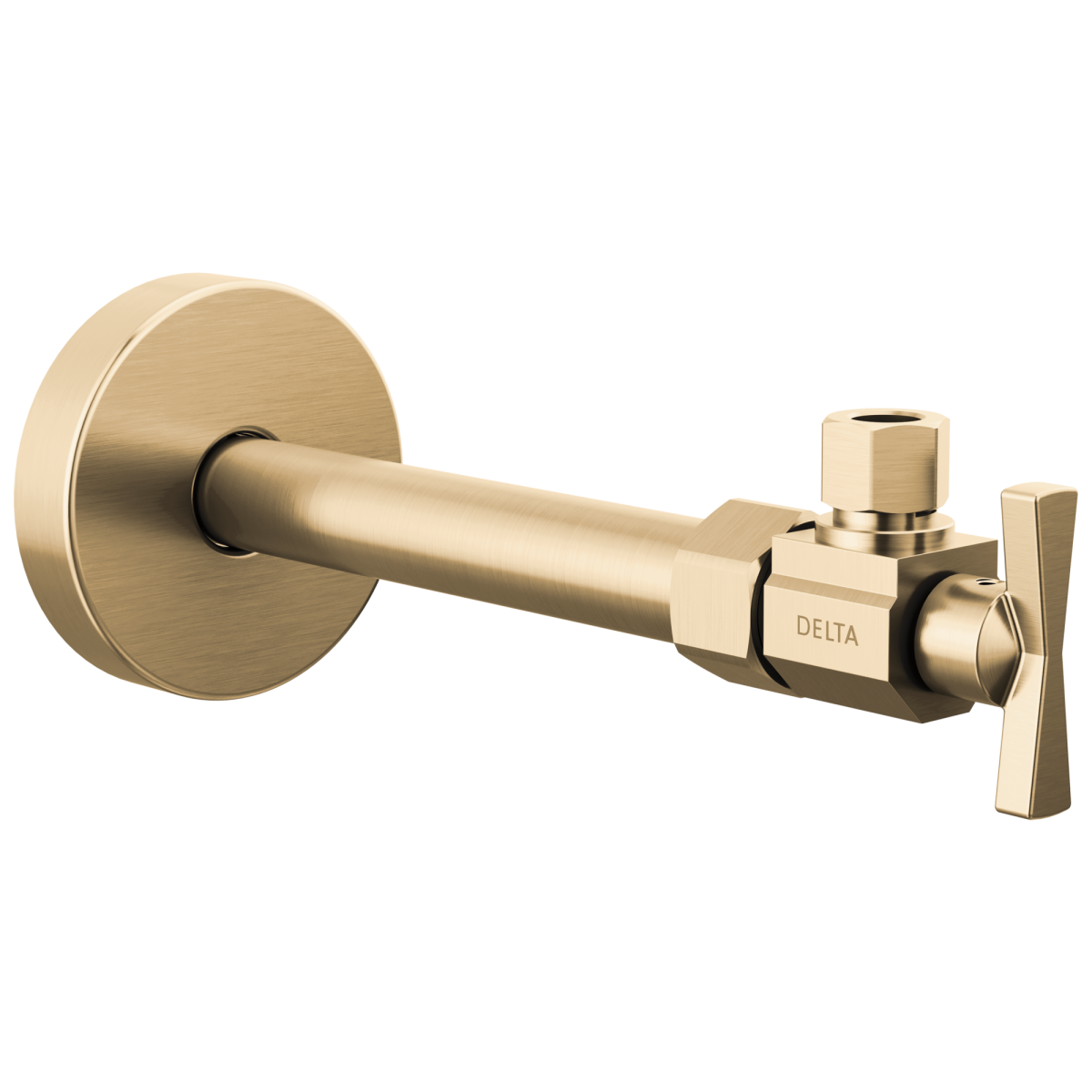 DELTA Angled Supply Stop Valve — Champagne Bronze