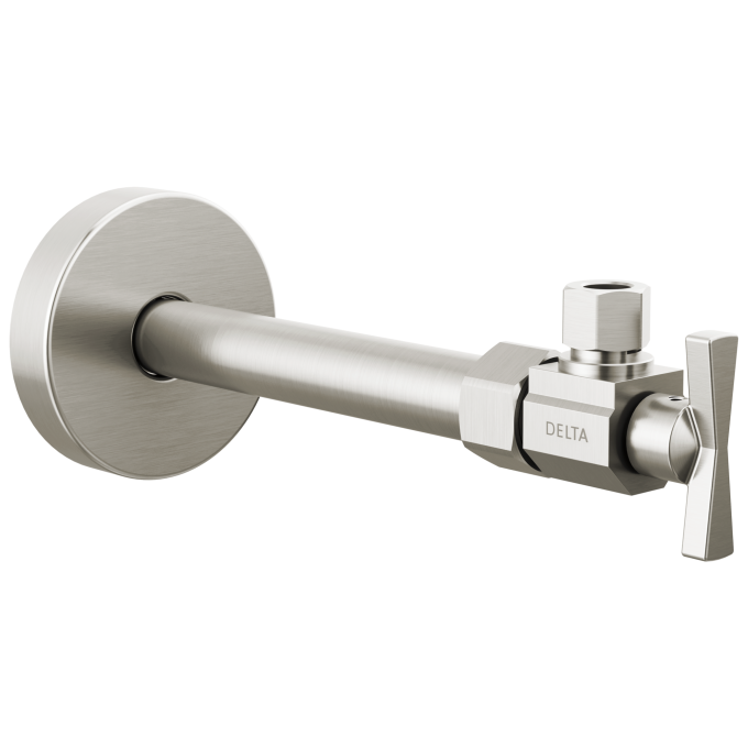 DELTA Angled Supply Stop Valve — Stainless