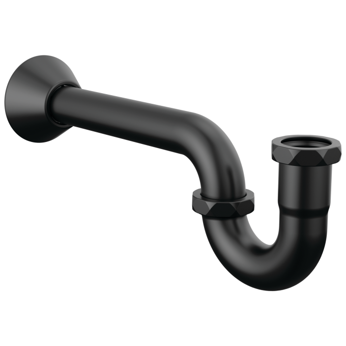 DELTA P-Trap — Matte Black