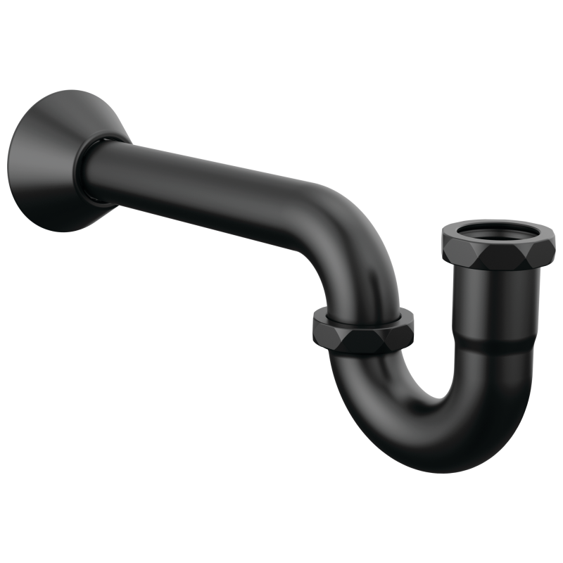 DELTA P-Trap — Matte Black