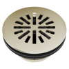 DELTA 4" Prefab Round Shower Drain — Polished Nickel