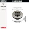 DELTA 4" Prefab Round Shower Drain — Stainless