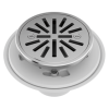 DELTA 4" Tile-In Round Shower Drain — Chrome