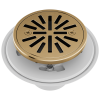 DELTA 4" Tile-In Round Shower Drain — Champagne Bronze