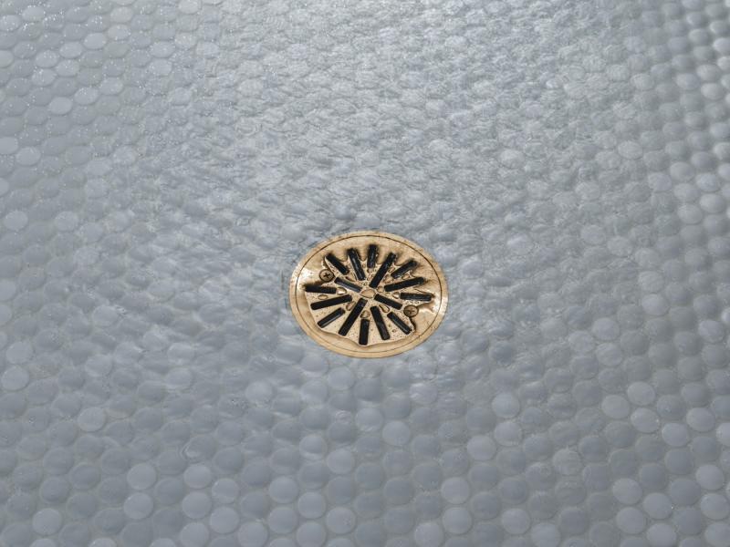 DELTA 4" Tile-In Round Shower Drain — Champagne Bronze
