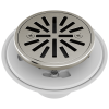 DELTA 4" Tile-In Round Shower Drain — Stainless