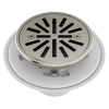 DELTA 4" Tile-In Round Shower Drain — Stainless