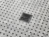 DELTA 4" Tile-In Square Shower Drain — Matte Black