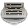 DELTA 4" Tile-In Square Shower Drain — Stainless