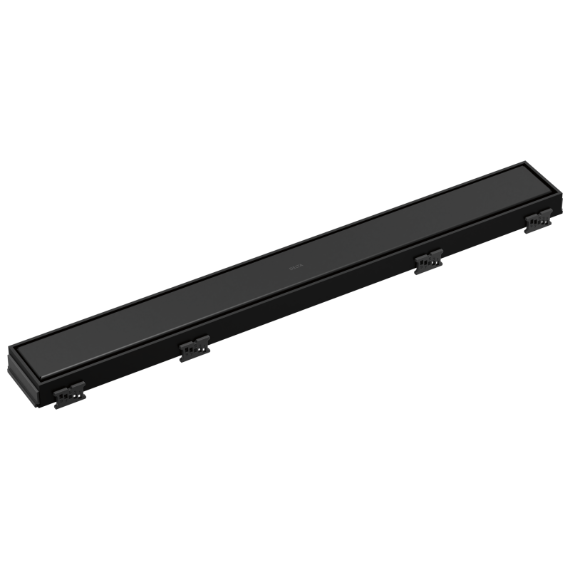DELTA 24" Reversible Linear Shower Drain Trim — Matte Black