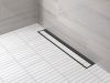 DELTA 24" Linear Shower Drain Wall Edge — Matte Black