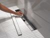 DELTA 24" Linear Shower Drain Wall Edge — Matte Black
